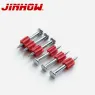 Guaranteed Quality PD Drive Pins with Red Plastic Flutes and Smooth Shank Concrete Nails